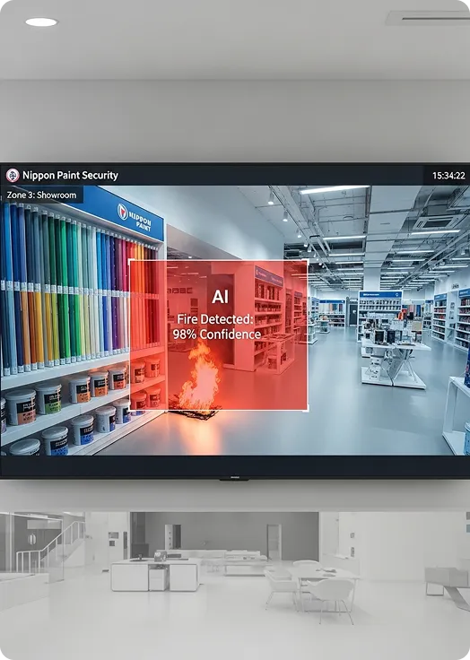 Worker handling tires